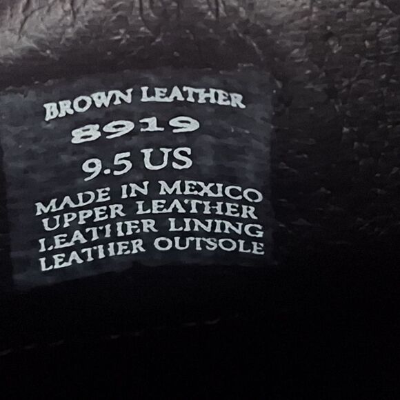 Fabio De Luca Derby Shoes Leather Nubuck Brown Vera Pelle Vero Cuoio Mens 9.5 - Picture 9 of 13